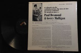 Paul Desmond/Gerry Mulligan - Two Of A Mind - RCA 2624 - STEREO 2