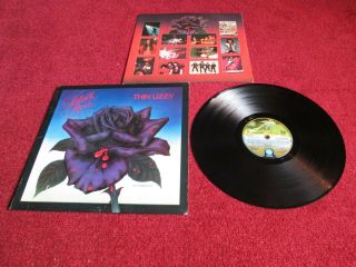 Thin Lizzy Black Rose Uk 1st Press 1979 Ex,  Hard Rock Audio 9102 032