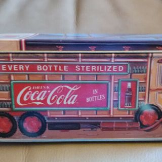 Vintage 1993 Coca - Cola Every Bottle Sterilized Tin Box Can Collectible