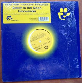 Stone Roses - Fools Gold Rabbit In The Moon Remixes Vinyl 12 " Rare