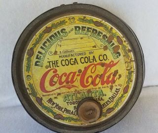 Coca Cola Vintage Keg Syrup Dispenser - Hangs On The Wall - Neat Piece