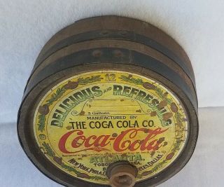 Coca Cola vintage keg syrup dispenser - hangs on the wall - neat piece 2