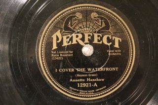 Jazz Annette Hanshaw I Cover The Waterfront Perfect 12921