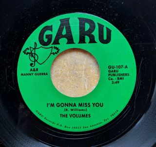 Soul Group 45: Volumes I’m Gonna Miss You/i’ve Never Been So Much In Love Garu