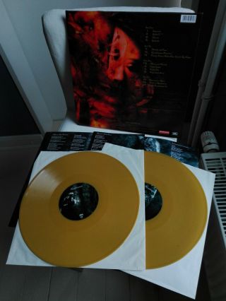 CRADLE OF FILTH limited gold Vinyl 2LP Nymphetamine (2007 Roadrunner) 2