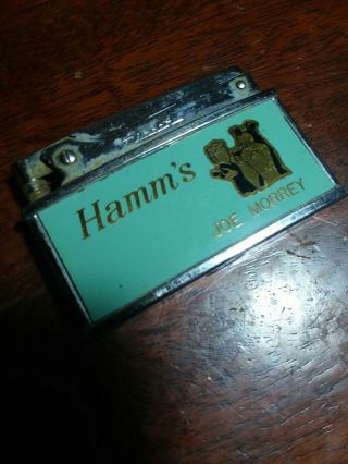 Vintage Hamms Beer Lighter - Very Rare Joe Morrey