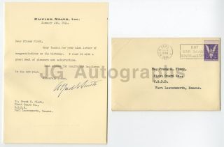 Al Smith - Governor Of York - Signed Letter