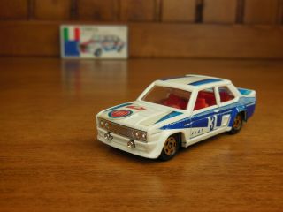 Tomy Tomica F11 Fiat 131 Abarth Rally,  Made In Japan Vintage Pocket Car Rare