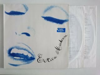 Madonna Erotica Maverick 9362 - 45154 - 1 Dance Pop Gatefold Double Inner Sleeves