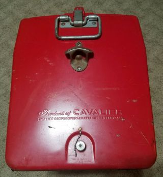 1950 Coca - Cola Metal Cavalier - with metal tray - 8