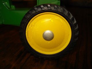 ERTL 1/16 JOHN DEERE MDL D65 PEDAL TRACTOR TOY RARE FIND STEERABLE CON 7