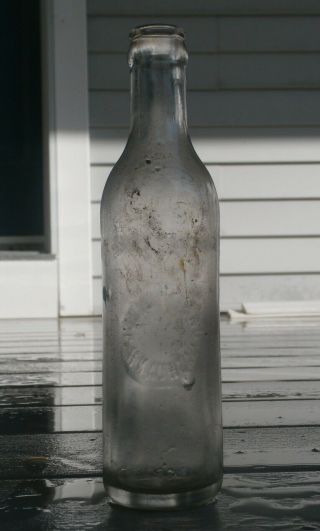 Antique J.  A.  BELLAVANCE - NASHUA,  N.  H.  Tooled Top Soda Bottle 4