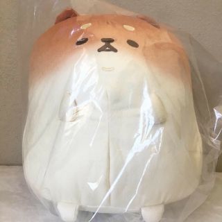 Big Furyu Yeast Ken Bread Dog Plush Shiba Inu Toreba Sitting Down Pose Doll