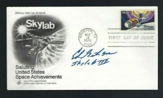 Ed Gibson Signed Cover Nasa Skylab Astronaut Space Exploration