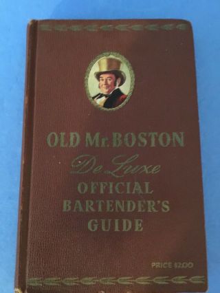 Old Mr.  Boston Deluxe Official Bartender’s Guide