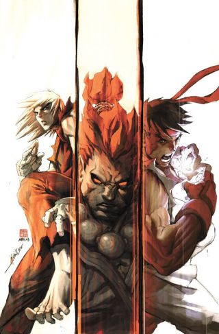 Street Fighter - Ken Akuma Ryu (22 X 34 Inch) Glossy Poster - Fast