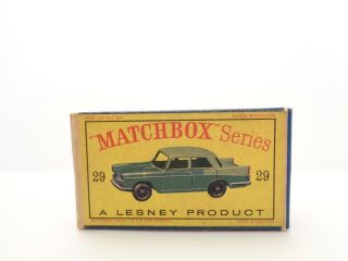 Orig.  Box - 1961 Moko Lesney Matchbox No.  29 