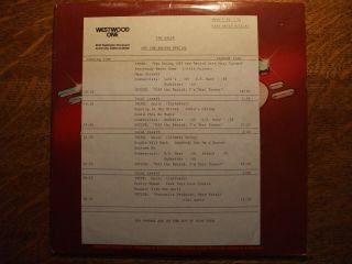 Van Halen Off The Record Special By Westwood One August 16,  1982 Show 82 - 33