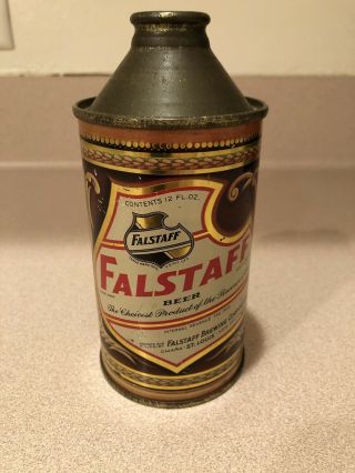 Falstaff Vintage Cone Top Beer Can