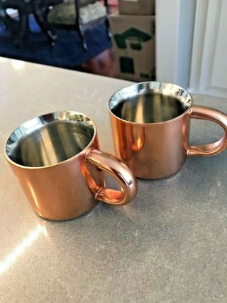Set Of 4 Williams Sonoma Moscow Mule Mugs Hammered Copper PLUS 2 more BONUS 4