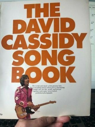 The David Cassidy Song Book Very Rare