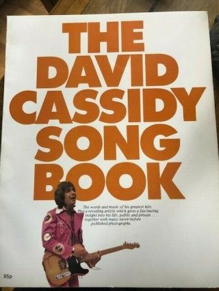 THE DAVID CASSIDY SONG BOOK VERY RARE 4