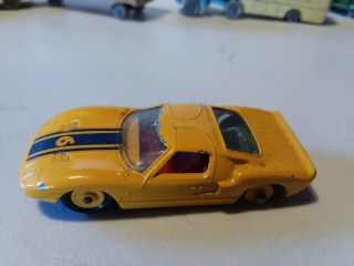 Vintage Matchbox Lesney Ford Gt No.  41 Rare Yellow