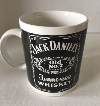 JACK DANIEL ' S 2001 SET OF 4 OLD NO.  7 TENNESSEE WHISKEY COFFEE MUGS 5