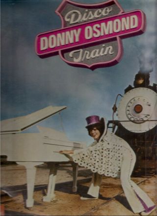 Donny Osmond - Disco Train Ultra Rare 1976 Greek Lp Front Cover Ex - Record M -