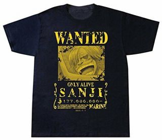 One Piece T - Shirt Bounties Sanji Rm - 4860 Japanese Anime