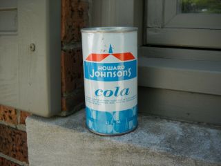 Howard Johnson ' s Cola - Soda Can - Empty 12 oz Soda pop can,  from Boston 02125 3