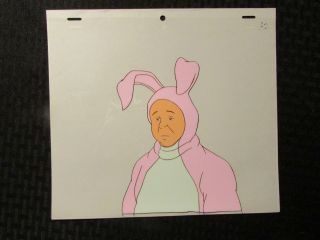 Real Ghostbusters Cartoon Animation 10.  5x9 " Cel - Ray In Bunny Suit A2 - 8