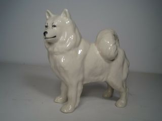 White Samoyed - Peggy Davies Ceramics - Limited Edition No.  35 Of Only 150 Made