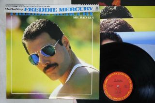 Freddie Mercury Mr.  Bad Guy Cbs/sony 28ap 3030 Japan Cap Obi Vinyl Lp