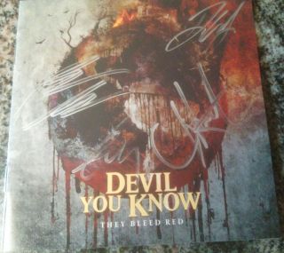 Devil You Know They Bleed Red Brandnew Cd,  Signed Booklet Killswitch Engage