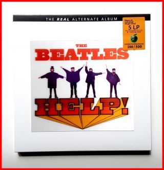The Beatles - The Real Alternate Help Album 288/500 3 - D Cvr Lps/cds/dvd