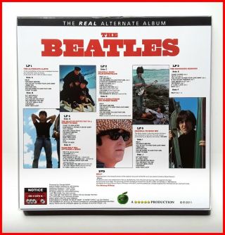 THE BEATLES - THE REAL ALTERNATE HELP ALBUM 288/500 3 - D CVR LPs/CDs/DVD 2