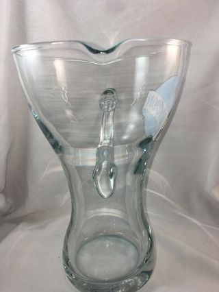 Collectible BLUE MOON 60 oz.  Rare Pilsner Glass Beer Pitcher 4