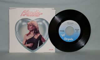 Blondie Heart Of Glass 45 Rpm W/ps Chrysalis 2295 Nm/unplayed