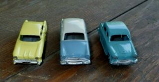 3 Matchbox Lesney Cars No.  36 Austin A50 43 Hillman Minx 45 Vauxhall Victor CN 2