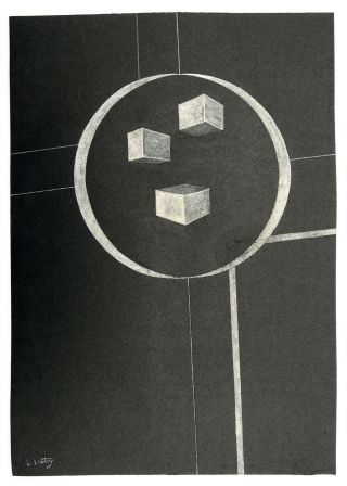 El Lissitzky (russian) Drawing Painting Avant - Garde Cubism Suprematism Bauhaus