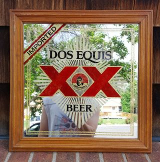 Vtg DOS EQUIS Beer - Imported - 17 