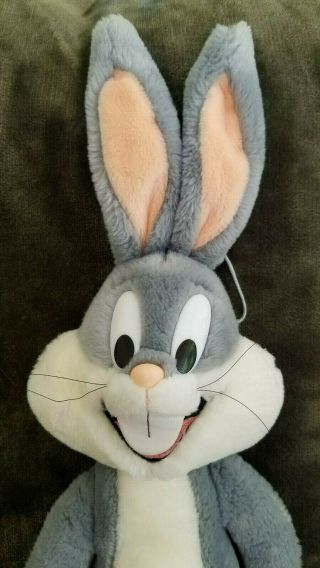 Vintage 1989 Warner Bros.  Characters BUGS BUNNY 21” Plush Toy by Mighty Star 2