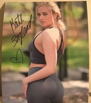 Kate England Sexy Porn Star - Model Signed Autographed 8x10 Photo Hot Yoga