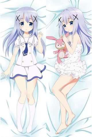 Hot Anime Is The Order A Rabbit? Kafuu Chino Dakimakura Hugging Body Pillow Case