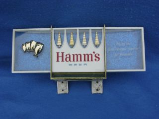 Vintage 60s/70s Hamms Hamm’s Beer Bar Sign (register Or Jukebox) 11x4 Inches