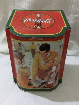 Vintage Coca Cola The Tin Box Flip Lid Friends Drink Coke Collectables 2