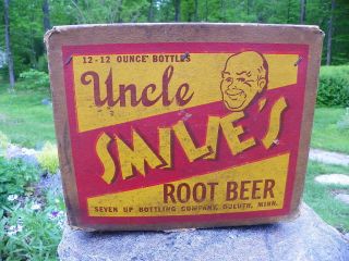 Uncle Smiles Root Beer Bottle Box Rare