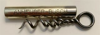 1900s Anheuser - Busch Brewing Assn St Louis Missouri Steel Sleeve Corkscrew P - 5 - 1