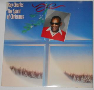 Ray Charles - The Spirit Of Christmas - U.  S.  12 " Lp Vinyl Rare